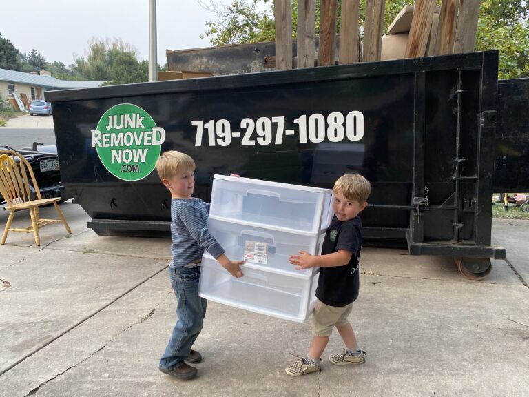 colorado springs junk removal experts at work.