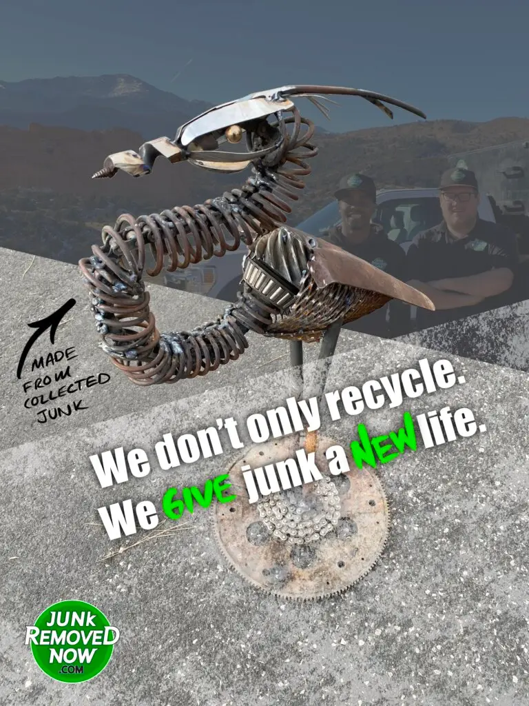 Metal Sculpture made by Junk Removed Now